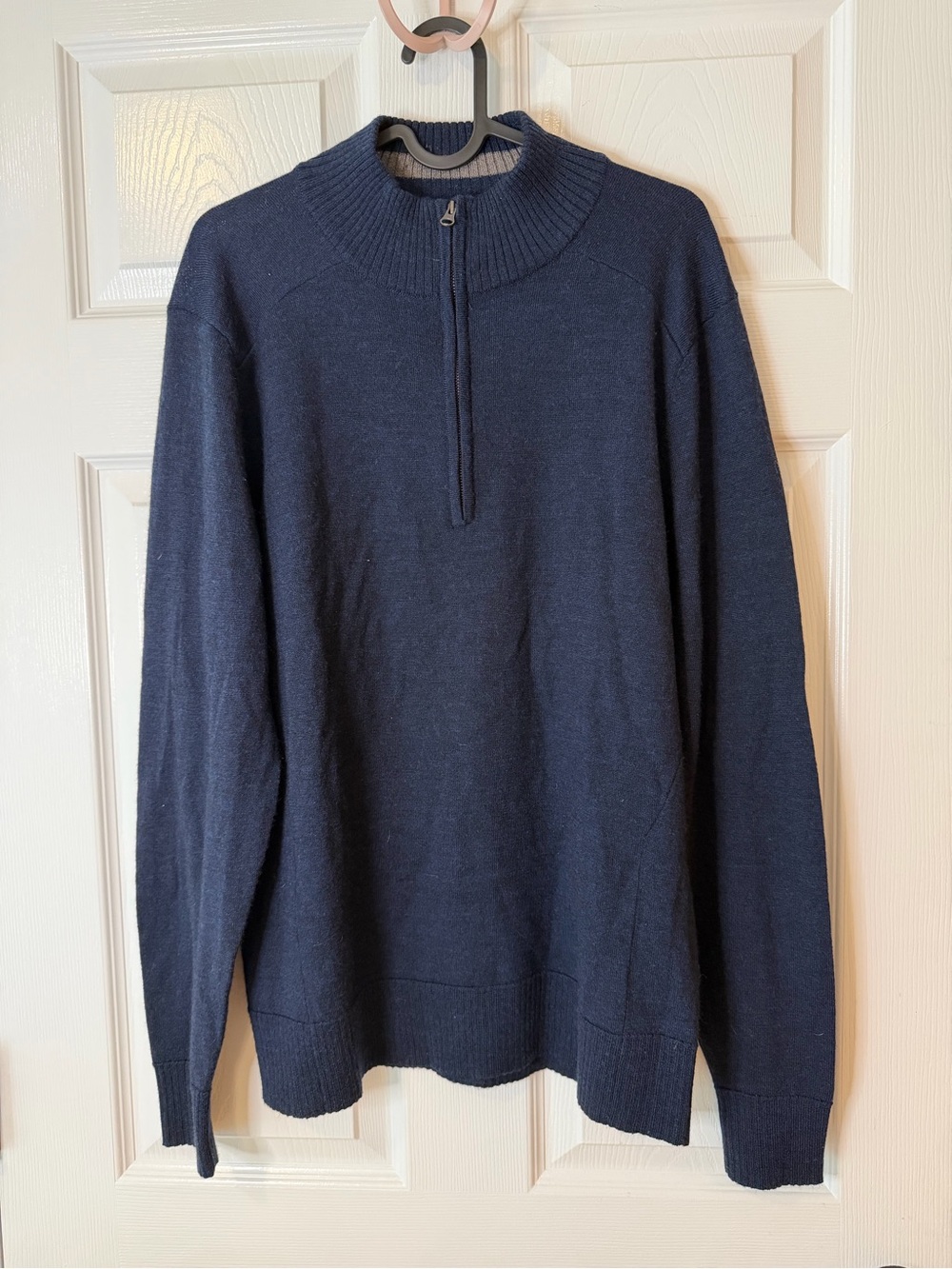 Smartwool Men's Navy Zip-Front Sweater